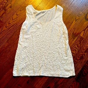 Loft Cream Sequence Tank Top
